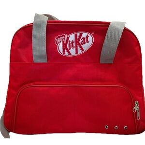 KitKat Large Weekender Tote Duffle Bag Double Handle Adjustable Shoulder Strap